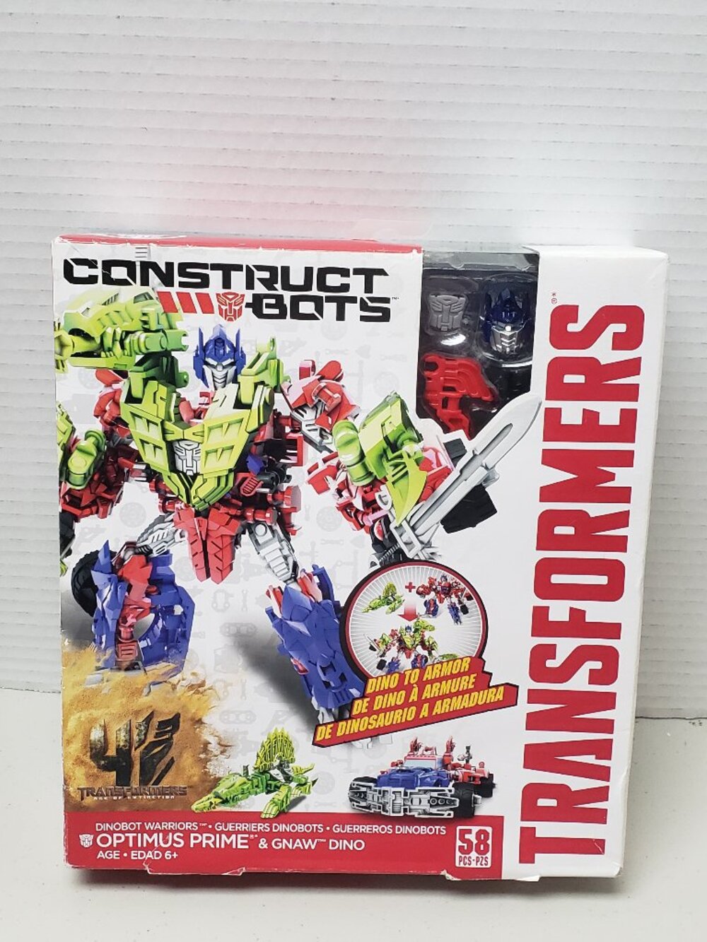 Transformers Construct Bots Optimus Prime & Dinobot Gnaw